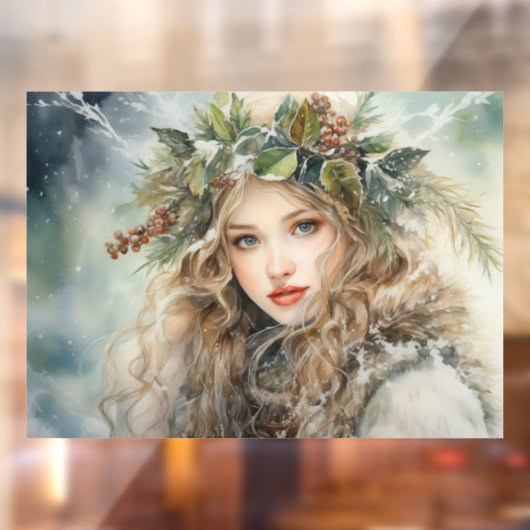 Weihnachten Maiden Fensteraufkleber (Blatt 2)