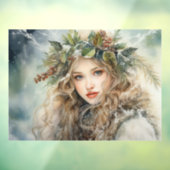 Weihnachten Maiden Fensteraufkleber (Blatt 3)