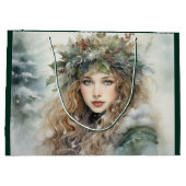 Weihnachten Maiden Große Geschenktüte (Rückseite)