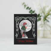 Weihnachten Maiden - Postkarte (Stehend Vorderseite)