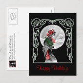 Weihnachten Maiden - Postkarte (Vorne/Hinten)