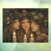 Weihnachten Maidens Fensteraufkleber (Blatt 3)