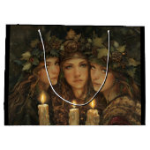 Weihnachten Maidens Große Geschenktüte (Rückseite)