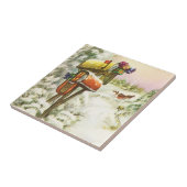 Weihnachten, Mailboxen im Winter Landschaft Fliese (Seite)