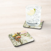 Weihnachten, Mailboxen im Winter Landschaft Untersetzer (Rechte Seite)