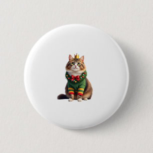 Weihnachten Maine Coon Amerikanisch Langhaar (1) Button