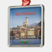 Weihnachten - Malcesine, Italien Ornament Aus Metall (Links)
