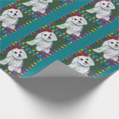 Weihnachten maltesisch geschenkpapier (Ecke)