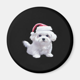 Weihnachten Maltesisch - Perfekt für Tierfreunde Magnet