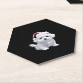 Weihnachten Maltesisch - Perfekt für Tierfreunde Untersetzer (angewinkelt)