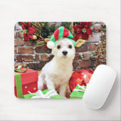 Weihnachten - maltesisch - Quinn Mousepad (Mit Mouse)