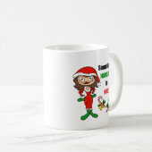 Weihnachten manchmal schmutzig ist schön - Brünett Kaffeetasse (VorderseiteRechts)