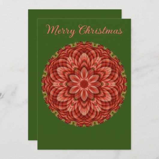 Weihnachten Mandala (Vorne/Hinten)