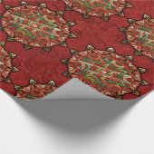 Weihnachten Mandala Geschenkpapier (Ecke)