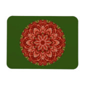 Weihnachten Mandala Magnet (Horizontal)