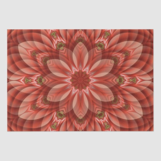 Weihnachten Mandala Seidenpapier (Vorderseite)