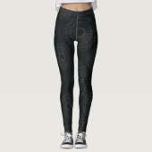 Weihnachten-Mandalas Leggings (Vorderseite)