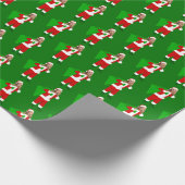 Weihnachten Marjorie Taylor Greene Nikolaus Geschenkpapier (Ecke)