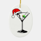Weihnachten Martini Keramikornament (Vorne)