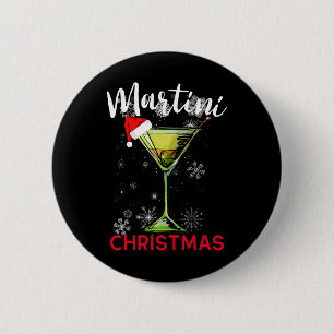 Weihnachten Martini Schwanz Happy Hour Fun Drink G Button