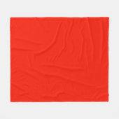Weihnachten massiv rot stilvoll fleecedecke (Vorderseite (Horizontal))