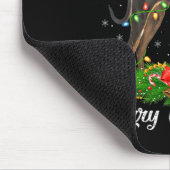 Weihnachten Matching Weihnachtsmannmütze Doberman Mousepad (Ecke)