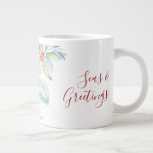 Weihnachten Meer Schildkröten Meer & Grüße Jumbo-Tasse (Rechts)