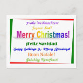 Weihnachten - mehrsprachig (Vorderseite)