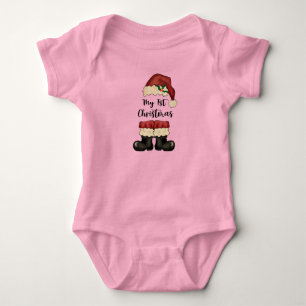 Weihnachten mein erstes Weihnachtskind Baby Strampler