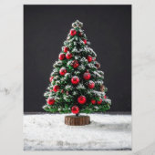 weihnachten menükarte (Rückseite)