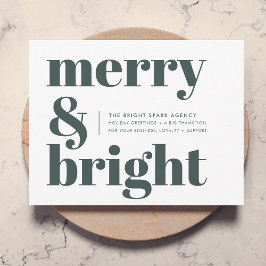 Weihnachten | Merry and Bright Forest Green