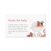 Weihnachten Merry Baby Shower Books für Babykarte