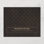 Weihnachten Merry Bright Gold Foil Foto (Rückseite)