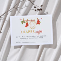 Weihnachten Merry Little Baby Duwer Windel Raffle