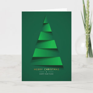 Weihnachten - Merry X-Mas Tree Grn Karte