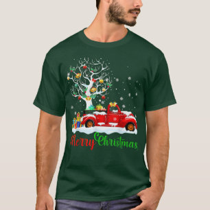 Weihnachten Merry Xmas Vibes Red Truck Weihnachtsm T-Shirt