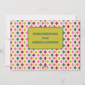 Weihnachten Message Vintag Style Foto der 1970er J (Rückseite)