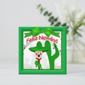 Weihnachten - Mexikanischer Caroler Man Gruß (Stehend Vorderseite)