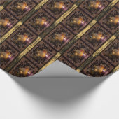 Weihnachten Mikrosankt nikolaus viktorianisch Geschenkpapier (Ecke)