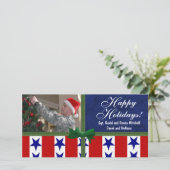 Weihnachten Militärische Patriotische Sitte (Stehend Vorderseite)