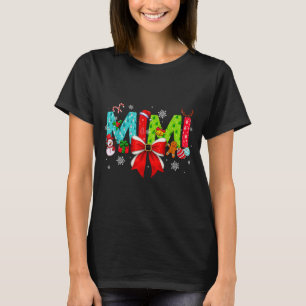 Weihnachten Mimi Kokette Schleife Mimi Weihnachten T-Shirt