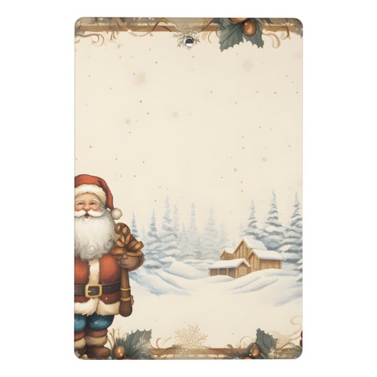 Weihnachten Mini Klemmbrett (Rückseite)