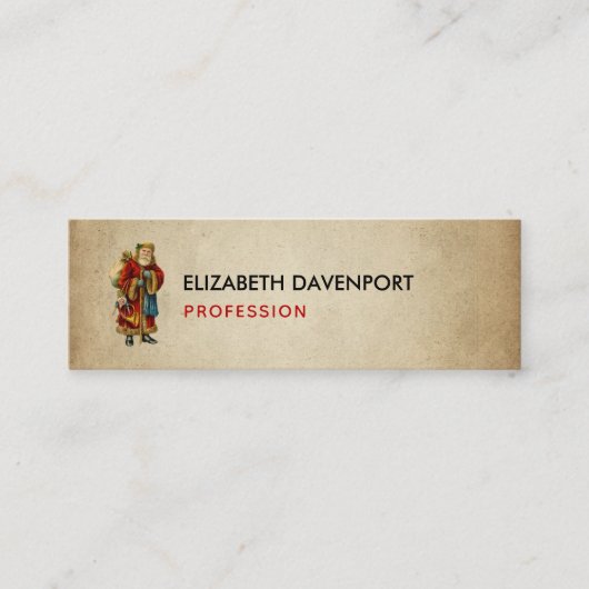 Weihnachten Mini Visitenkarte (Vorderseite)