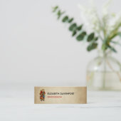 Weihnachten Mini Visitenkarte (Stehend Vorderseite)