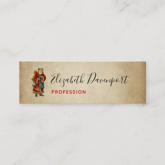 Weihnachten Mini Visitenkarte (Vorderseite)