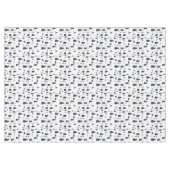 Weihnachten Minimal Schwarz und Weiß Moderner Urla Tischdecke (Vorderseite (Horizontal))