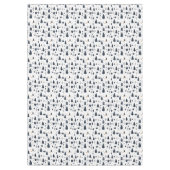 Weihnachten Minimal Schwarz und Weiß Moderner Urla Tischdecke (Vorderseite)