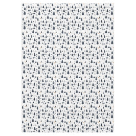 Weihnachten Minimal Schwarz und Weiß Moderner Urla Tischdecke