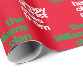 Weihnachten minimalistisch modernen, roten geschenkpapier (Rolleneckpunkt)