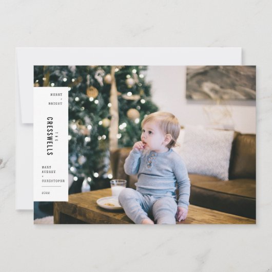 Weihnachten Minimalistisches ästhetisches Foto (Vorderseite)